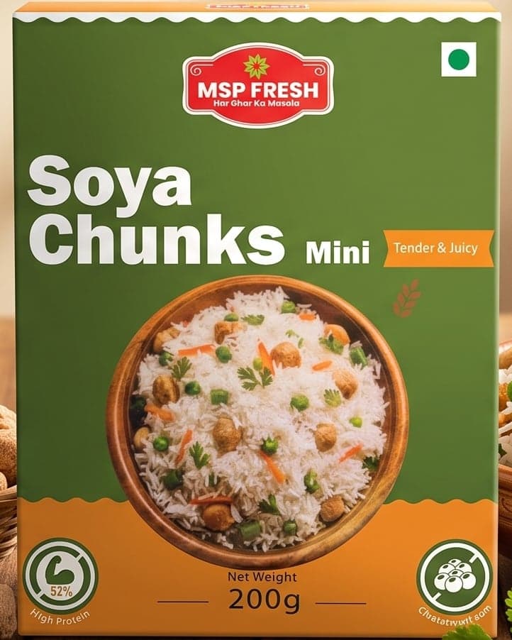 MSP Fresh Soya Chunks Mini pack